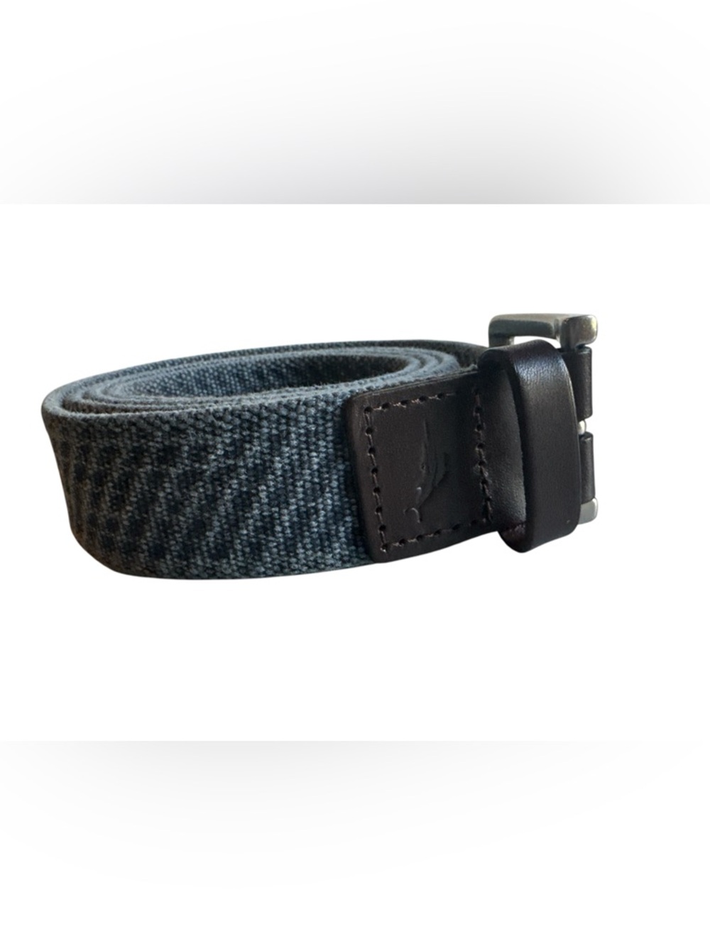 Tommy Bahama Navy Blue Men’s Leather Fabric Nautical Coastal Belt Size XL 42-44"